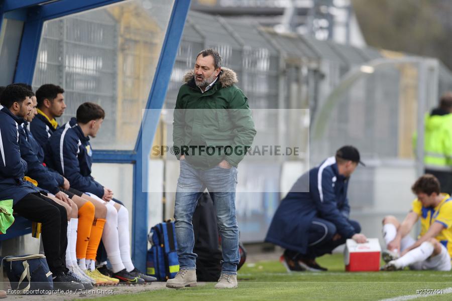 Tarik Sarisakal, Stadion am Schönbusch, Aschaffenburg, 06.04.2023, sport, action, BFV, Fussball, 30. Spieltag, Regionalliga Bayern, FCP, SVA, FC Pipinsried, SV Viktoria Aschaffenburg - Bild-ID: 2357451