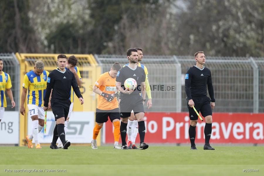 Andreas Dinger, Stadion am Schönbusch, Aschaffenburg, 06.04.2023, sport, action, BFV, Fussball, 30. Spieltag, Regionalliga Bayern, FCP, SVA, FC Pipinsried, SV Viktoria Aschaffenburg - Bild-ID: 2357461
