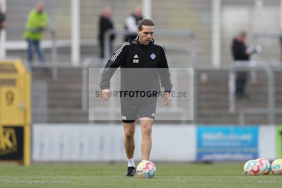 Nico Wegmann, Stadion am Schönbusch, Aschaffenburg, 06.04.2023, sport, action, BFV, Fussball, 30. Spieltag, Regionalliga Bayern, FCP, SVA, FC Pipinsried, SV Viktoria Aschaffenburg - Bild-ID: 2357473