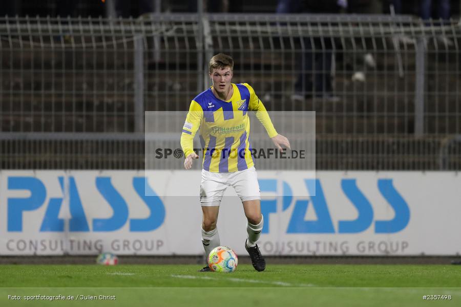 Fabian Willibald, Stadion am Schönbusch, Aschaffenburg, 06.04.2023, sport, action, BFV, Fussball, 30. Spieltag, Regionalliga Bayern, FCP, SVA, FC Pipinsried, SV Viktoria Aschaffenburg - Bild-ID: 2357498 Fabian Willibald, Stadion am Schönbusch, Aschaffenburg, 06.04.2023, sport, action, BFV, Fussball, 30. Spieltag, Regionalliga Bayern, FCP, SVA, FC Pipinsried, SV Viktoria Aschaffenburg - Bild-ID: 2357498