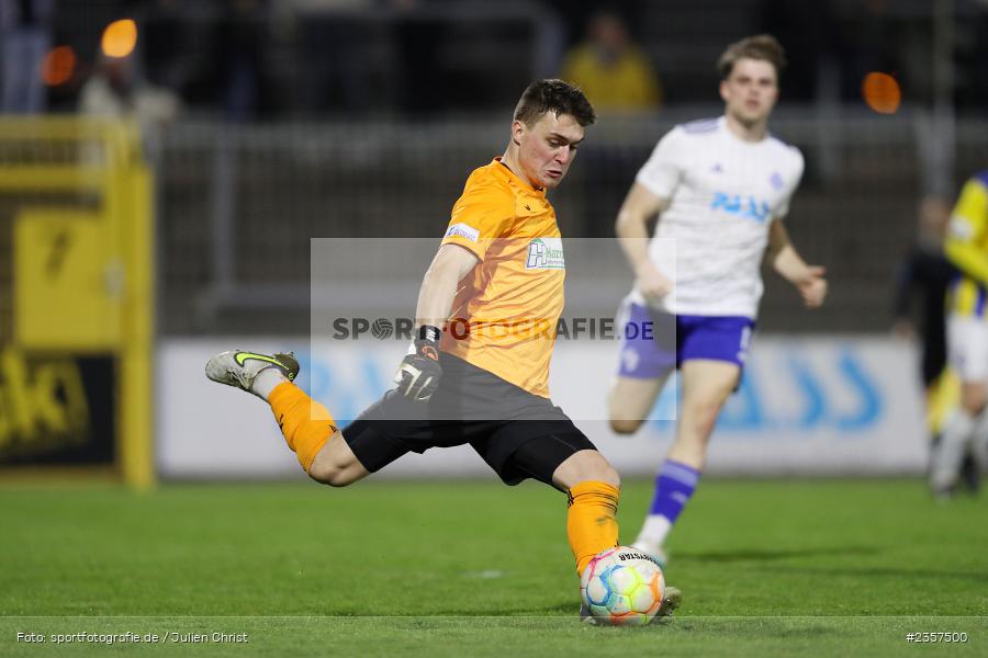 Daniel Witetschek, Stadion am Schönbusch, Aschaffenburg, 06.04.2023, sport, action, BFV, Fussball, 30. Spieltag, Regionalliga Bayern, FCP, SVA, FC Pipinsried, SV Viktoria Aschaffenburg - Bild-ID: 2357500