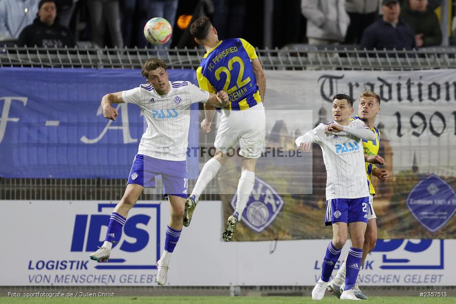 Florian Pieper, Stadion am Schönbusch, Aschaffenburg, 06.04.2023, sport, action, BFV, Fussball, 30. Spieltag, Regionalliga Bayern, FCP, SVA, FC Pipinsried, SV Viktoria Aschaffenburg - Bild-ID: 2357513 Florian Pieper, Stadion am Schönbusch, Aschaffenburg, 06.04.2023, sport, action, BFV, Fussball, 30. Spieltag, Regionalliga Bayern, FCP, SVA, FC Pipinsried, SV Viktoria Aschaffenburg - Bild-ID: 2357513