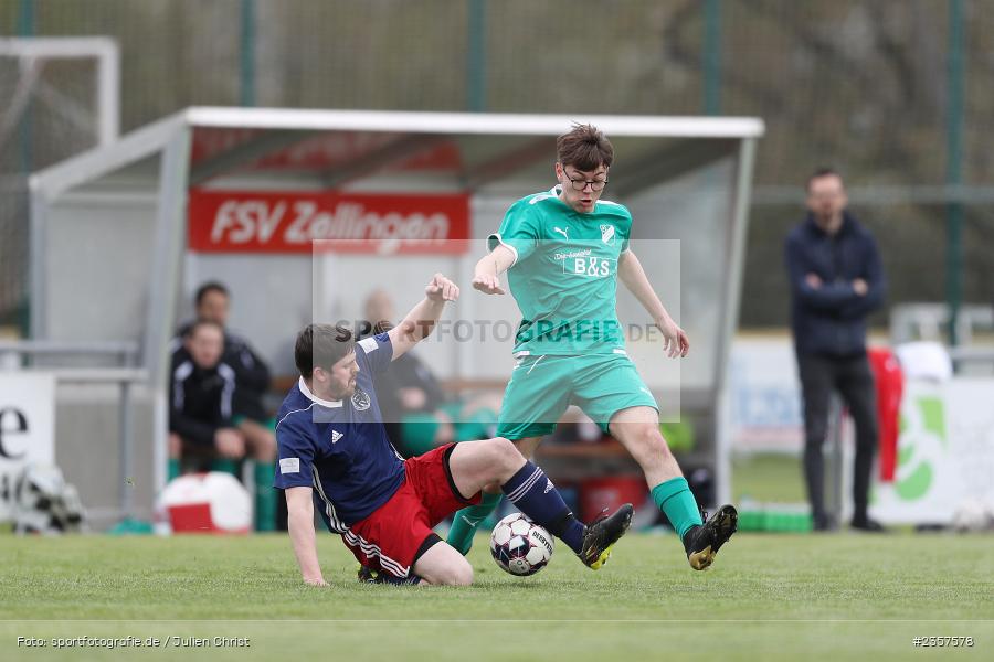 Dimitrios Ntaflos, Sportgelände, Zellingen, 08.04.2023, sport, action, BFV, Fussball, 19. Spieltag, Kreisklasse Würzburg, FVBH, SGRR, FV Bergrothenfels/Hafenlohr, SG Retzbach-Zellingen - Bild-ID: 2357578