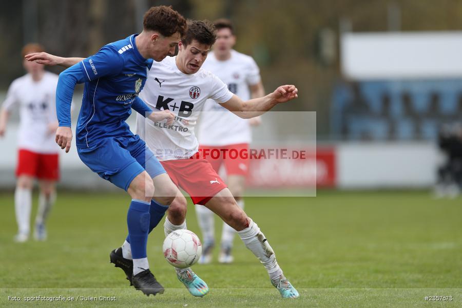 Björn Karl Zempelin, Sepp-Endres-Sportanlage, Würzburg, 08.04.2023, sport, action, BFV, Fussball, 27. Spieltag, Bayernliga Nord, ASV, FV04, ASV Cham, Würzburger FV - Bild-ID: 2357673