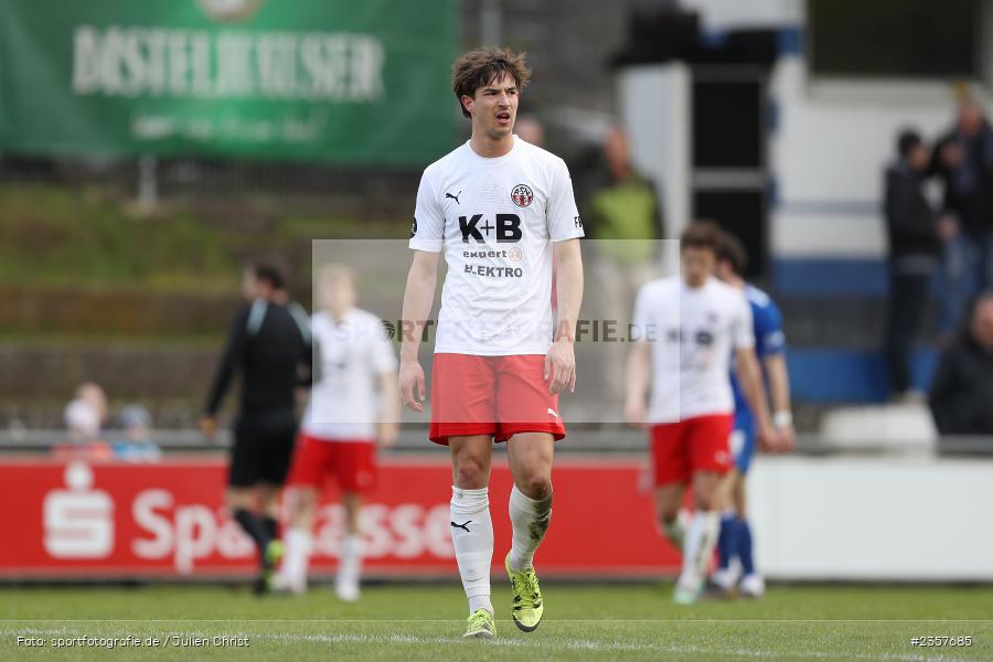 Leon Reisinger, Sepp-Endres-Sportanlage, Würzburg, 08.04.2023, sport, action, BFV, Fussball, 27. Spieltag, Bayernliga Nord, ASV, FV04, ASV Cham, Würzburger FV - Bild-ID: 2357685