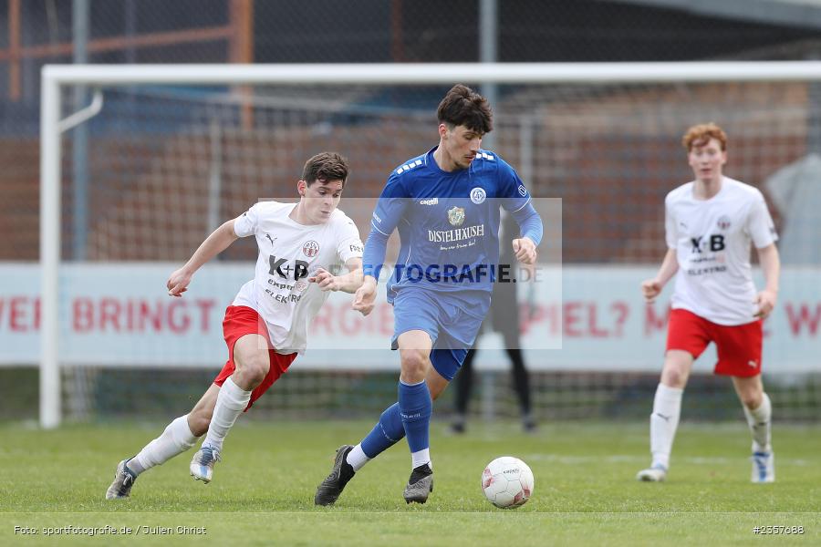 Moritz Gündling, Sepp-Endres-Sportanlage, Würzburg, 08.04.2023, sport, action, BFV, Fussball, 27. Spieltag, Bayernliga Nord, ASV, FV04, ASV Cham, Würzburger FV - Bild-ID: 2357688