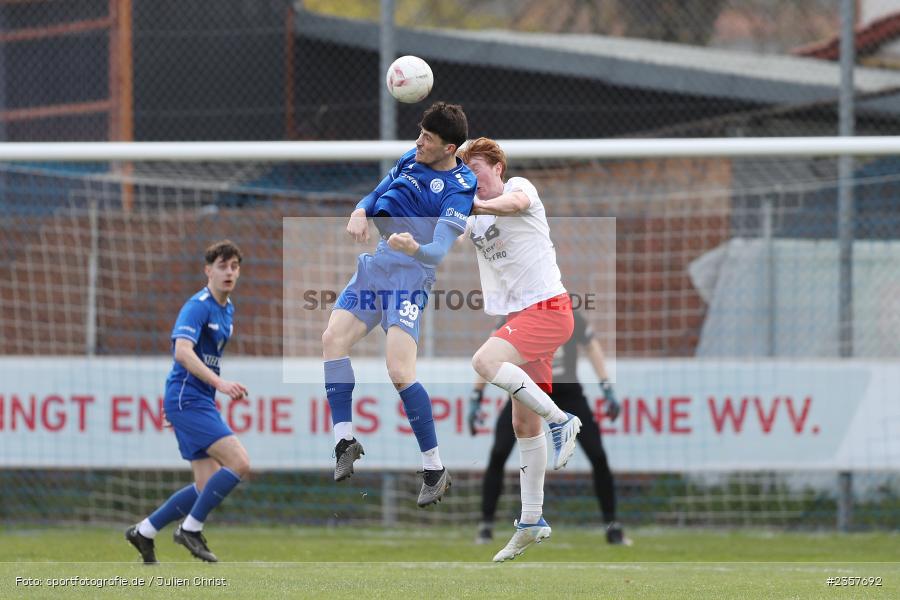 Moritz Gündling, Sepp-Endres-Sportanlage, Würzburg, 08.04.2023, sport, action, BFV, Fussball, 27. Spieltag, Bayernliga Nord, ASV, FV04, ASV Cham, Würzburger FV - Bild-ID: 2357692