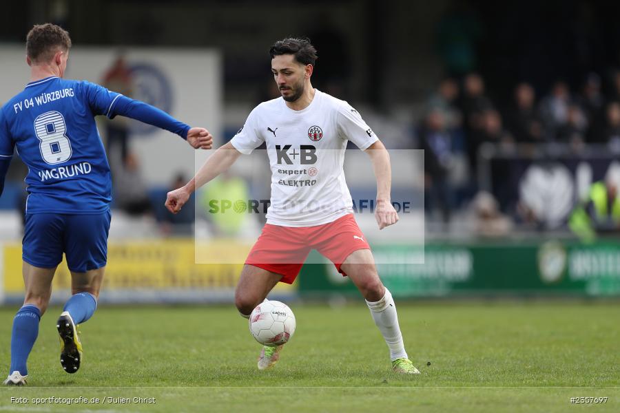 Ilhami Medineli, Sepp-Endres-Sportanlage, Würzburg, 08.04.2023, sport, action, BFV, Fussball, 27. Spieltag, Bayernliga Nord, ASV, FV04, ASV Cham, Würzburger FV - Bild-ID: 2357697