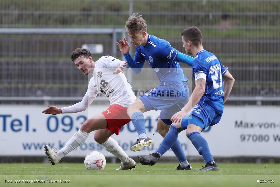 Jona Hofbauer, Sepp-Endres-Sportanlage, Würzburg, 08.04.2023, sport, action, BFV, Fussball, 27. Spieltag, Bayernliga Nord, ASV, FV04, ASV Cham, Würzburger FV - Bild-ID: 2357735