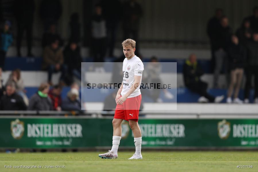 Felix Voigt, Sepp-Endres-Sportanlage, Würzburg, 08.04.2023, sport, action, BFV, Fussball, 27. Spieltag, Bayernliga Nord, ASV, FV04, ASV Cham, Würzburger FV - Bild-ID: 2357738