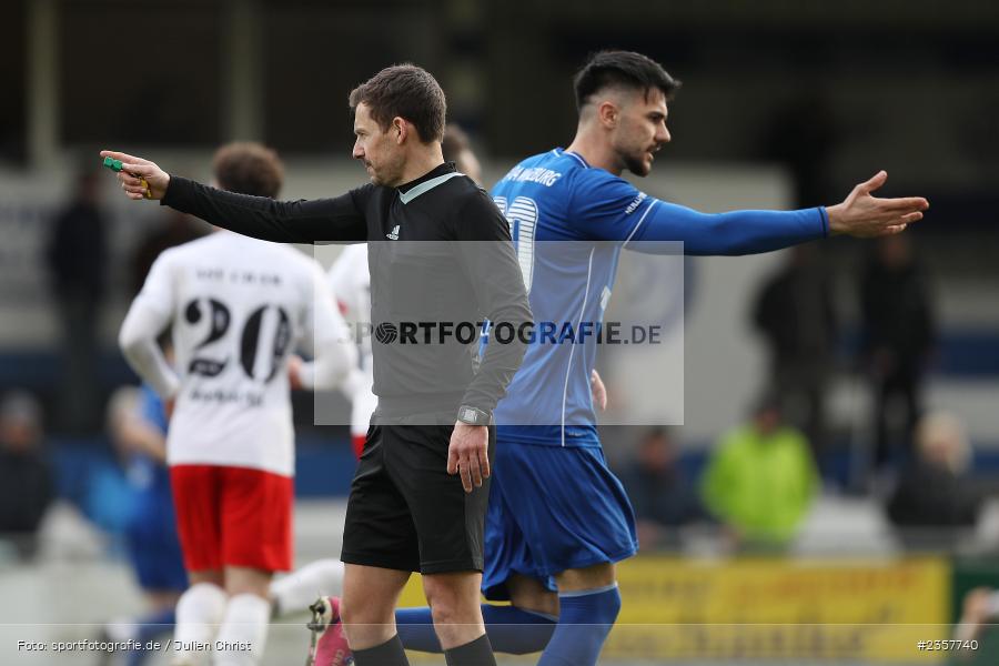 Manuel Steigerwald, Sepp-Endres-Sportanlage, Würzburg, 08.04.2023, sport, action, BFV, Fussball, 27. Spieltag, Bayernliga Nord, ASV, FV04, ASV Cham, Würzburger FV - Bild-ID: 2357740