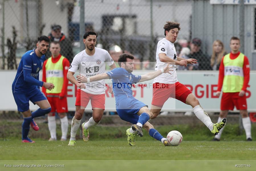 Lukas Illig, Sepp-Endres-Sportanlage, Würzburg, 08.04.2023, sport, action, BFV, Fussball, 27. Spieltag, Bayernliga Nord, ASV, FV04, ASV Cham, Würzburger FV - Bild-ID: 2357746