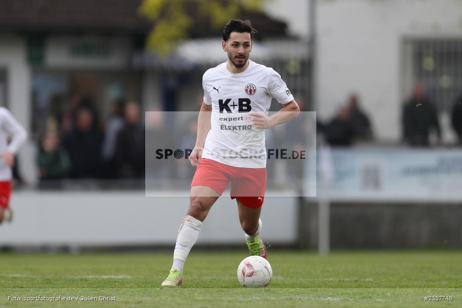 Ilhami Medineli, Sepp-Endres-Sportanlage, Würzburg, 08.04.2023, sport, action, BFV, Fussball, 27. Spieltag, Bayernliga Nord, ASV, FV04, ASV Cham, Würzburger FV - Bild-ID: 2357748
