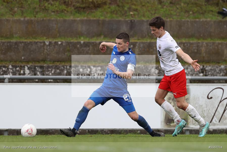 Dennie Michel, Sepp-Endres-Sportanlage, Würzburg, 08.04.2023, sport, action, BFV, Fussball, 27. Spieltag, Bayernliga Nord, ASV, FV04, ASV Cham, Würzburger FV - Bild-ID: 2357774