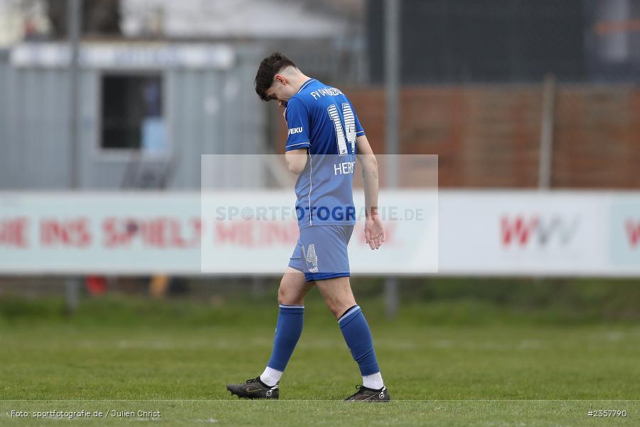 Tim Herbert, Sepp-Endres-Sportanlage, Würzburg, 08.04.2023, sport, action, BFV, Fussball, 27. Spieltag, Bayernliga Nord, ASV, FV04, ASV Cham, Würzburger FV - Bild-ID: 2357790