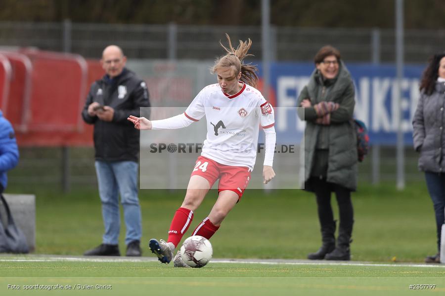 Laura Gerst, Sportpark Heuchelhof, Würzburg, 08.04.2023, sport, action, BFV, Fussball, 14. Spieltag, Bayernliga Frauen, FCF, FWK, FC Forstern, FC Würzburger Kickers - Bild-ID: 2357797