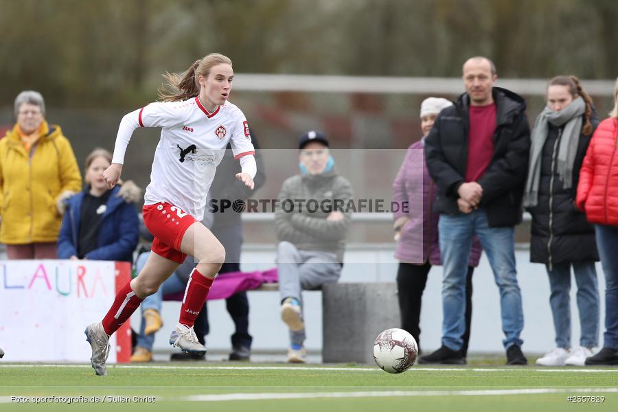 Laura Gerst, Sportpark Heuchelhof, Würzburg, 08.04.2023, sport, action, BFV, Fussball, 14. Spieltag, Bayernliga Frauen, FCF, FWK, FC Forstern, FC Würzburger Kickers - Bild-ID: 2357829 Laura Gerst, Sportpark Heuchelhof, Würzburg, 08.04.2023, sport, action, BFV, Fussball, 14. Spieltag, Bayernliga Frauen, FCF, FWK, FC Forstern, FC Würzburger Kickers - Bild-ID: 2357829