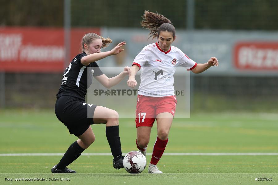 Sibel Meyer, Sportpark Heuchelhof, Würzburg, 08.04.2023, sport, action, BFV, Fussball, 14. Spieltag, Bayernliga Frauen, FCF, FWK, FC Forstern, FC Würzburger Kickers - Bild-ID: 2357863