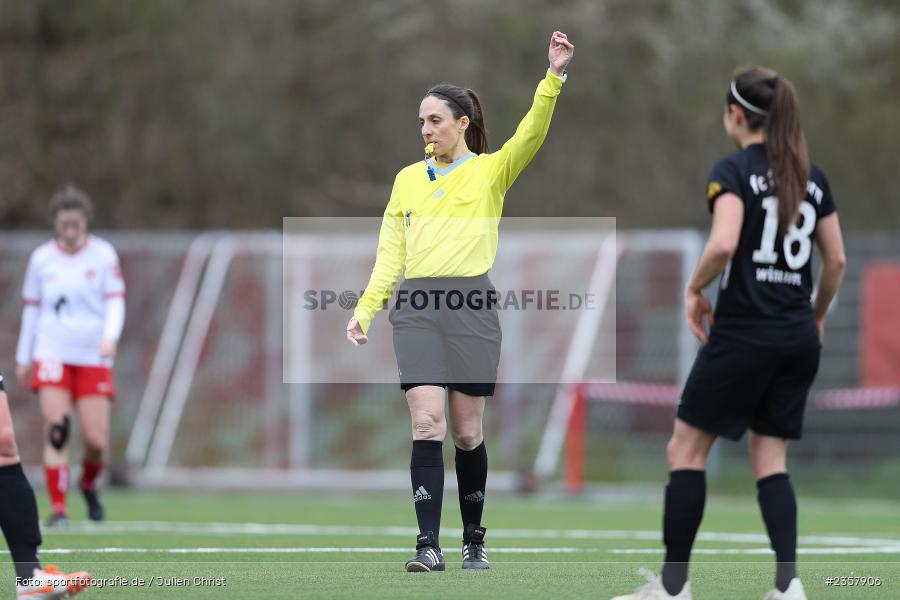 Manuela Kraus, Sportpark Heuchelhof, Würzburg, 08.04.2023, sport, action, BFV, Fussball, 14. Spieltag, Bayernliga Frauen, FCF, FWK, FC Forstern, FC Würzburger Kickers - Bild-ID: 2357906 Manuela Kraus, Sportpark Heuchelhof, Würzburg, 08.04.2023, sport, action, BFV, Fussball, 14. Spieltag, Bayernliga Frauen, FCF, FWK, FC Forstern, FC Würzburger Kickers - Bild-ID: 2357906