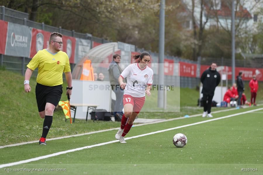 Sibel Meyer, Sportpark Heuchelhof, Würzburg, 08.04.2023, sport, action, BFV, Fussball, 14. Spieltag, Bayernliga Frauen, FCF, FWK, FC Forstern, FC Würzburger Kickers - Bild-ID: 2357924 Sibel Meyer, Sportpark Heuchelhof, Würzburg, 08.04.2023, sport, action, BFV, Fussball, 14. Spieltag, Bayernliga Frauen, FCF, FWK, FC Forstern, FC Würzburger Kickers - Bild-ID: 2357924