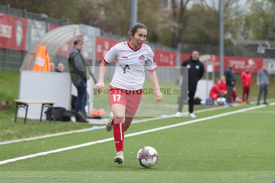 Sibel Meyer, Sportpark Heuchelhof, Würzburg, 08.04.2023, sport, action, BFV, Fussball, 14. Spieltag, Bayernliga Frauen, FCF, FWK, FC Forstern, FC Würzburger Kickers - Bild-ID: 2357925 Sibel Meyer, Sportpark Heuchelhof, Würzburg, 08.04.2023, sport, action, BFV, Fussball, 14. Spieltag, Bayernliga Frauen, FCF, FWK, FC Forstern, FC Würzburger Kickers - Bild-ID: 2357925
