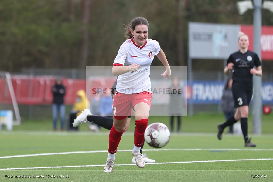 Laura Eisler, Sportpark Heuchelhof, Würzburg, 08.04.2023, sport, action, BFV, Fussball, 14. Spieltag, Bayernliga Frauen, FCF, FWK, FC Forstern, FC Würzburger Kickers - Bild-ID: 2357934 Laura Eisler, Sportpark Heuchelhof, Würzburg, 08.04.2023, sport, action, BFV, Fussball, 14. Spieltag, Bayernliga Frauen, FCF, FWK, FC Forstern, FC Würzburger Kickers - Bild-ID: 2357934