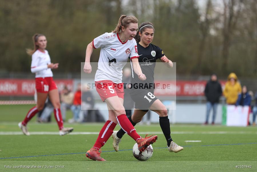 Anne Förster, Sportpark Heuchelhof, Würzburg, 08.04.2023, sport, action, BFV, Fussball, 14. Spieltag, Bayernliga Frauen, FCF, FWK, FC Forstern, FC Würzburger Kickers - Bild-ID: 2357942 Anne Förster, Sportpark Heuchelhof, Würzburg, 08.04.2023, sport, action, BFV, Fussball, 14. Spieltag, Bayernliga Frauen, FCF, FWK, FC Forstern, FC Würzburger Kickers - Bild-ID: 2357942