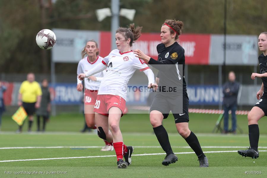 Nicole Kreußer, Sportpark Heuchelhof, Würzburg, 08.04.2023, sport, action, BFV, Fussball, 14. Spieltag, Bayernliga Frauen, FCF, FWK, FC Forstern, FC Würzburger Kickers - Bild-ID: 2357953 Nicole Kreußer, Sportpark Heuchelhof, Würzburg, 08.04.2023, sport, action, BFV, Fussball, 14. Spieltag, Bayernliga Frauen, FCF, FWK, FC Forstern, FC Würzburger Kickers - Bild-ID: 2357953