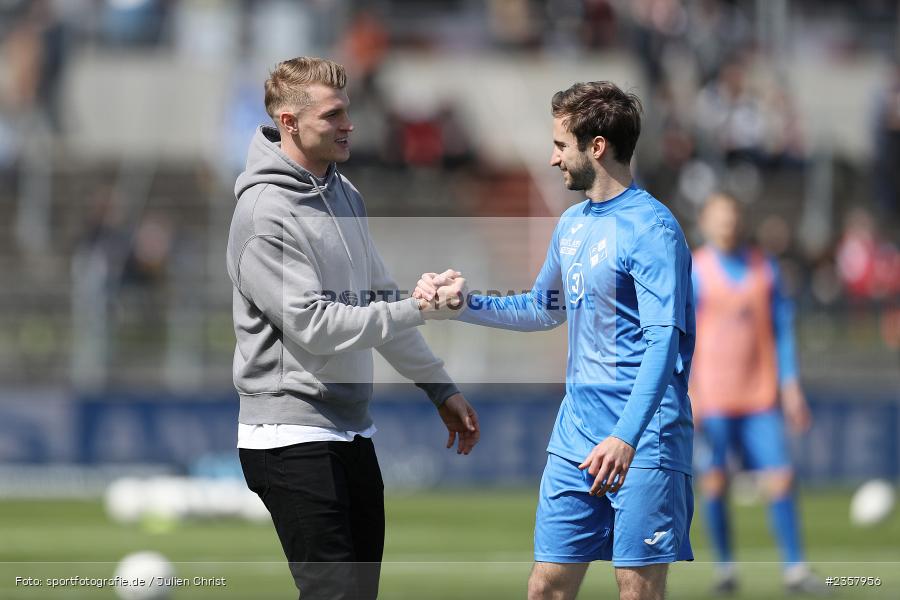 Kevin Frisorger, AKON Arena, Würzburg, 10.04.2023, sport, action, BFV, Fussball, 30. Spieltag, Regionalliga Bayern, FVI, FWK, FV Illertissen, FC Würzburger Kickers - Bild-ID: 2357956
