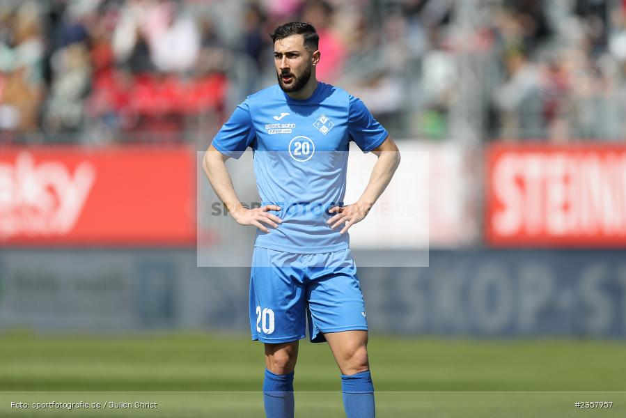 Gökalp Kilic, AKON Arena, Würzburg, 10.04.2023, sport, action, BFV, Fussball, 30. Spieltag, Regionalliga Bayern, FVI, FWK, FV Illertissen, FC Würzburger Kickers - Bild-ID: 2357957