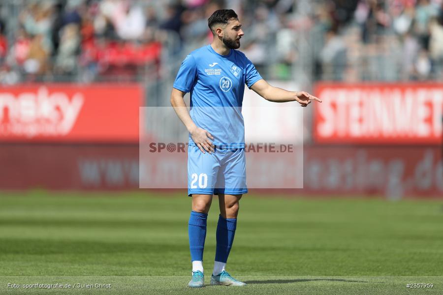 Gökalp Kilic, AKON Arena, Würzburg, 10.04.2023, sport, action, BFV, Fussball, 30. Spieltag, Regionalliga Bayern, FVI, FWK, FV Illertissen, FC Würzburger Kickers - Bild-ID: 2357959