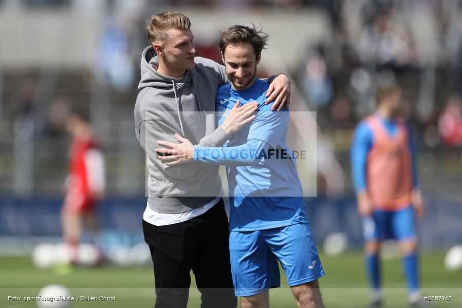 Kevin Frisorger, AKON Arena, Würzburg, 10.04.2023, sport, action, BFV, Fussball, 30. Spieltag, Regionalliga Bayern, FVI, FWK, FV Illertissen, FC Würzburger Kickers - Bild-ID: 2357963