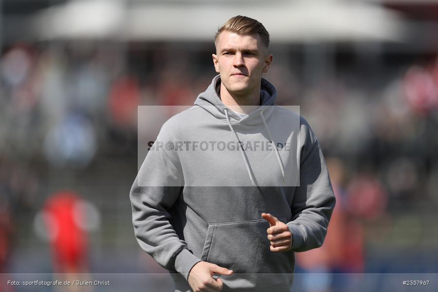 Kevin Frisorger, AKON Arena, Würzburg, 10.04.2023, sport, action, BFV, Fussball, 30. Spieltag, Regionalliga Bayern, FVI, FWK, FV Illertissen, FC Würzburger Kickers - Bild-ID: 2357967