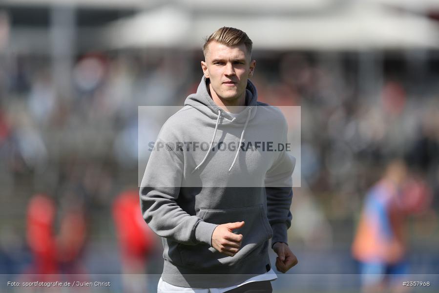 Kevin Frisorger, AKON Arena, Würzburg, 10.04.2023, sport, action, BFV, Fussball, 30. Spieltag, Regionalliga Bayern, FVI, FWK, FV Illertissen, FC Würzburger Kickers - Bild-ID: 2357968