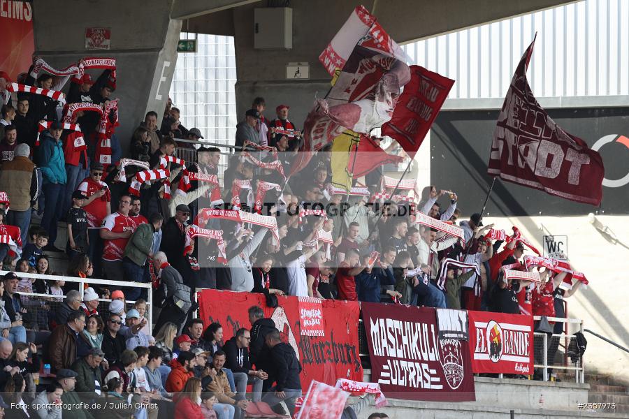 Fans, AKON Arena, Würzburg, 10.04.2023, sport, action, BFV, Fussball, 30. Spieltag, Regionalliga Bayern, FVI, FWK, FV Illertissen, FC Würzburger Kickers - Bild-ID: 2357973