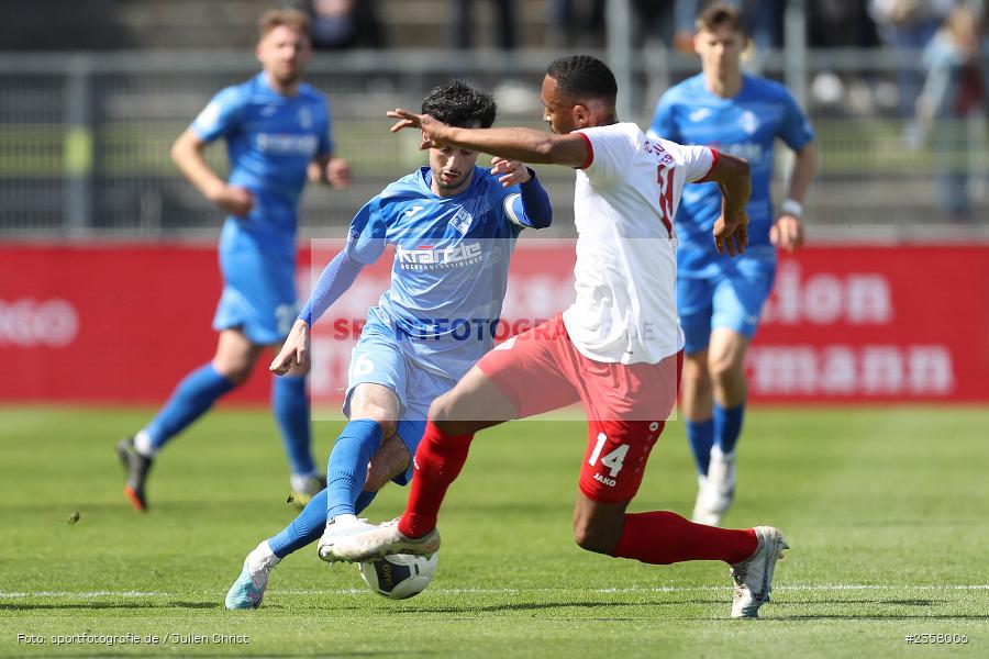 Fabio Maiolo, AKON Arena, Würzburg, 10.04.2023, sport, action, BFV, Fussball, 30. Spieltag, Regionalliga Bayern, FVI, FWK, FV Illertissen, FC Würzburger Kickers - Bild-ID: 2358006