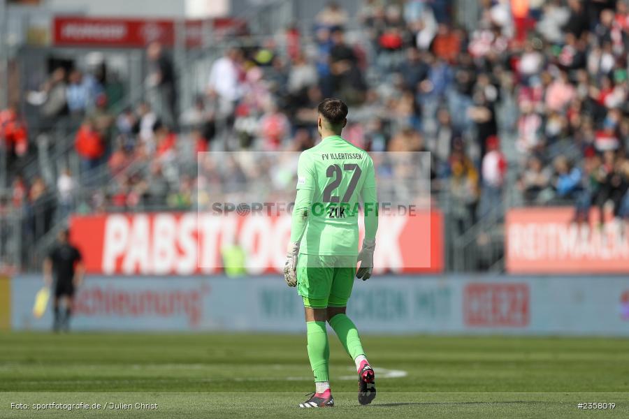 Malwin Zok, AKON Arena, Würzburg, 10.04.2023, sport, action, BFV, Fussball, 30. Spieltag, Regionalliga Bayern, FVI, FWK, FV Illertissen, FC Würzburger Kickers - Bild-ID: 2358019