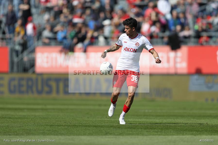 Andre Leipold, AKON Arena, Würzburg, 10.04.2023, sport, action, BFV, Fussball, 30. Spieltag, Regionalliga Bayern, FVI, FWK, FV Illertissen, FC Würzburger Kickers - Bild-ID: 2358020