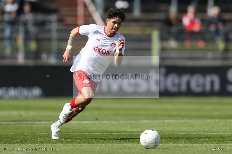 Andre Leipold, AKON Arena, Würzburg, 10.04.2023, sport, action, BFV, Fussball, 30. Spieltag, Regionalliga Bayern, FVI, FWK, FV Illertissen, FC Würzburger Kickers - Bild-ID: 2358023