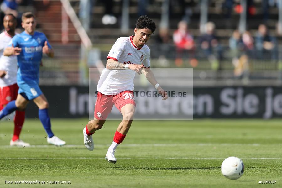 Andre Leipold, AKON Arena, Würzburg, 10.04.2023, sport, action, BFV, Fussball, 30. Spieltag, Regionalliga Bayern, FVI, FWK, FV Illertissen, FC Würzburger Kickers - Bild-ID: 2358027