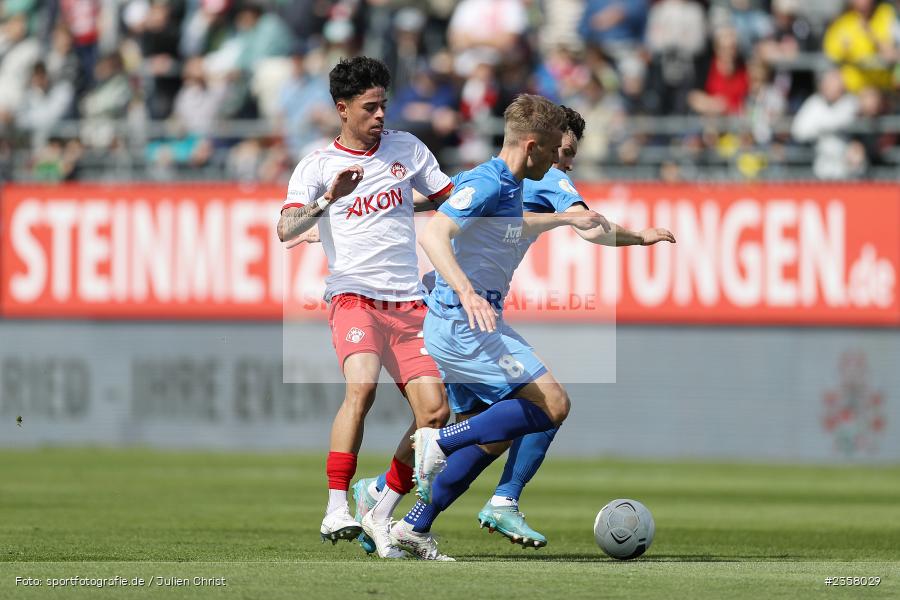 Andre Leipold, AKON Arena, Würzburg, 10.04.2023, sport, action, BFV, Fussball, 30. Spieltag, Regionalliga Bayern, FVI, FWK, FV Illertissen, FC Würzburger Kickers - Bild-ID: 2358029