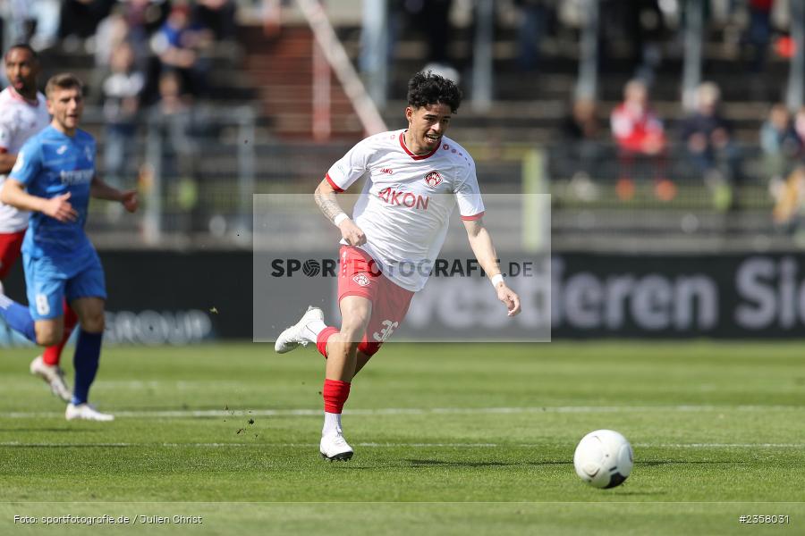Andre Leipold, AKON Arena, Würzburg, 10.04.2023, sport, action, BFV, Fussball, 30. Spieltag, Regionalliga Bayern, FVI, FWK, FV Illertissen, FC Würzburger Kickers - Bild-ID: 2358031