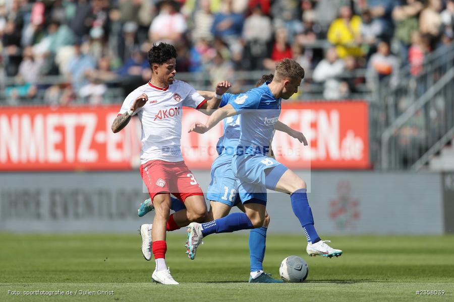 Andre Leipold, AKON Arena, Würzburg, 10.04.2023, sport, action, BFV, Fussball, 30. Spieltag, Regionalliga Bayern, FVI, FWK, FV Illertissen, FC Würzburger Kickers - Bild-ID: 2358039