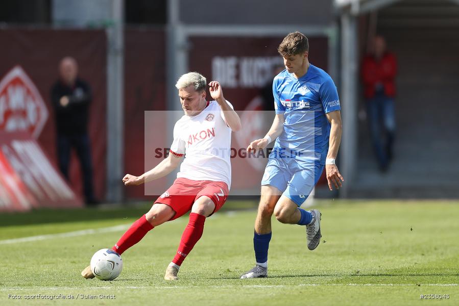 Thomas Haas, AKON Arena, Würzburg, 10.04.2023, sport, action, BFV, Fussball, 30. Spieltag, Regionalliga Bayern, FVI, FWK, FV Illertissen, FC Würzburger Kickers - Bild-ID: 2358043