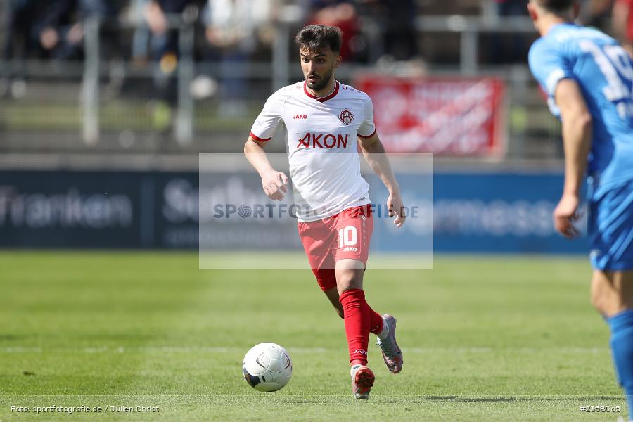 Dardan Karimani, AKON Arena, Würzburg, 10.04.2023, sport, action, BFV, Fussball, 30. Spieltag, Regionalliga Bayern, FVI, FWK, FV Illertissen, FC Würzburger Kickers - Bild-ID: 2358065 Dardan Karimani, AKON Arena, Würzburg, 10.04.2023, sport, action, BFV, Fussball, 30. Spieltag, Regionalliga Bayern, FVI, FWK, FV Illertissen, FC Würzburger Kickers - Bild-ID: 2358065