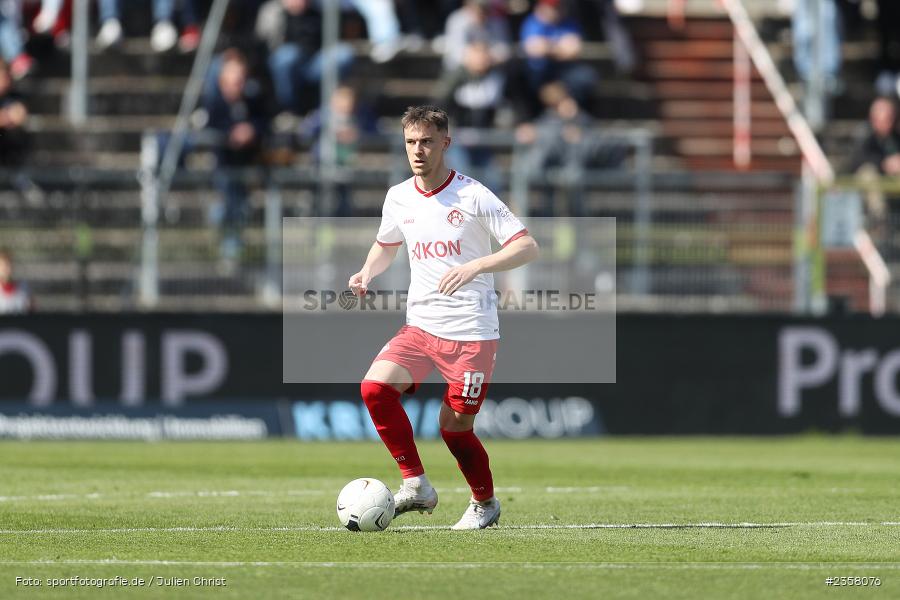 Maximilian Zaiser, AKON Arena, Würzburg, 10.04.2023, sport, action, BFV, Fussball, 30. Spieltag, Regionalliga Bayern, FVI, FWK, FV Illertissen, FC Würzburger Kickers - Bild-ID: 2358076 Maximilian Zaiser, AKON Arena, Würzburg, 10.04.2023, sport, action, BFV, Fussball, 30. Spieltag, Regionalliga Bayern, FVI, FWK, FV Illertissen, FC Würzburger Kickers - Bild-ID: 2358076