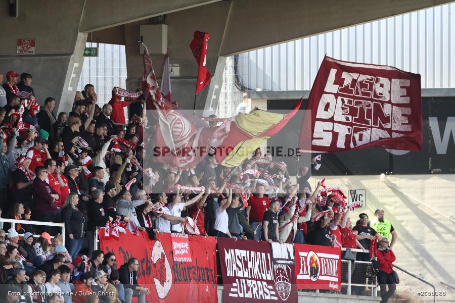 AKON Arena, Würzburg, 10.04.2023, sport, action, BFV, Fussball, 30. Spieltag, Regionalliga Bayern, FVI, FWK, FV Illertissen, FC Würzburger Kickers - Bild-ID: 2358088