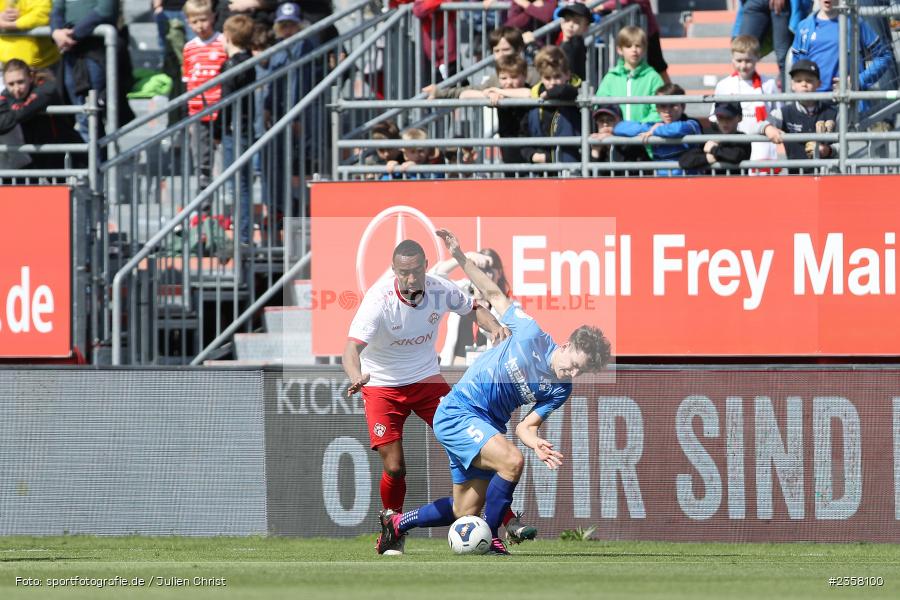 Saliou Sané, AKON Arena, Würzburg, 10.04.2023, sport, action, BFV, Fussball, 30. Spieltag, Regionalliga Bayern, FVI, FWK, FV Illertissen, FC Würzburger Kickers - Bild-ID: 2358100