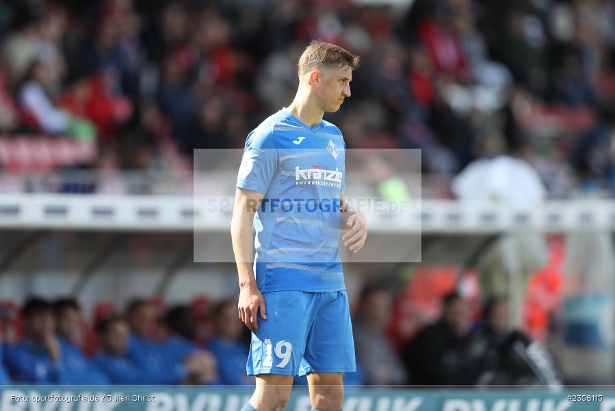 Nico Fundel, AKON Arena, Würzburg, 10.04.2023, sport, action, BFV, Fussball, 30. Spieltag, Regionalliga Bayern, FVI, FWK, FV Illertissen, FC Würzburger Kickers - Bild-ID: 2358115