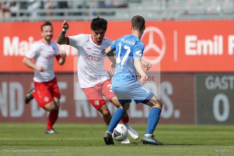 Andre Leipold, AKON Arena, Würzburg, 10.04.2023, sport, action, BFV, Fussball, 30. Spieltag, Regionalliga Bayern, FVI, FWK, FV Illertissen, FC Würzburger Kickers - Bild-ID: 2358116